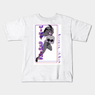 Analglyphic Bunny Girl Kids T-Shirt